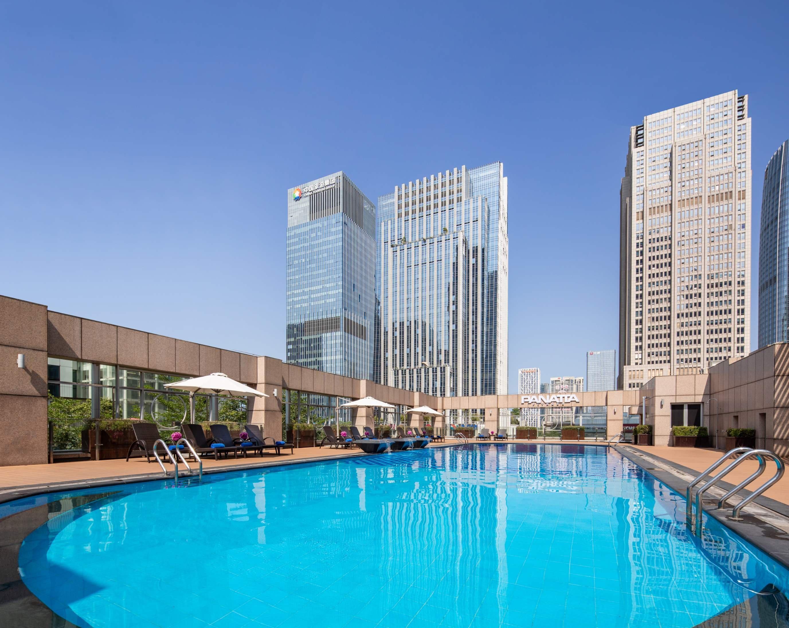 Crowne Plaza Shenzhen Futian, Near To Shenzhen Convention&Exhibition Centre, Shenzhen Stock Exchange And Shenzhen Civic Center, Outdoor Heated Pool Exterior photo