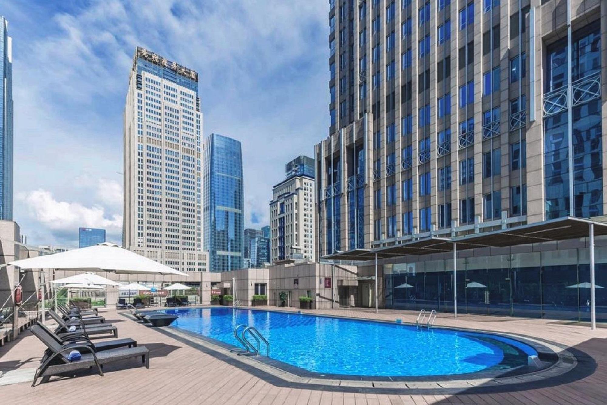 Crowne Plaza Shenzhen Futian, Near To Shenzhen Convention&Exhibition Centre, Shenzhen Stock Exchange And Shenzhen Civic Center, Outdoor Heated Pool Exterior photo